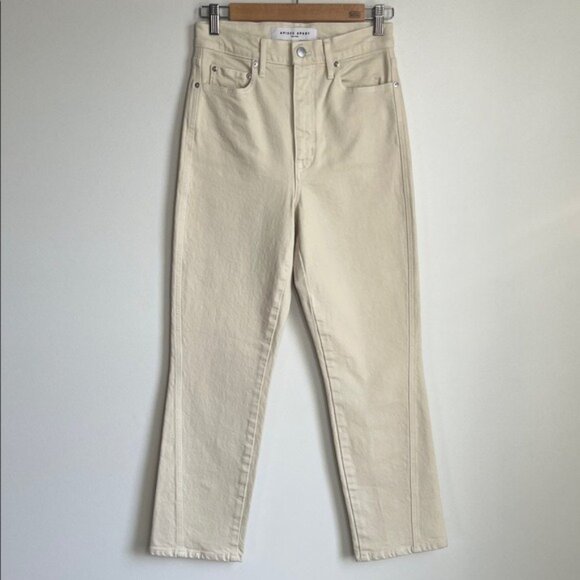 Apiece Apart Camilla Jean in Cream Size 28 - Picture 2 of 9